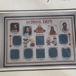 Vintage Imagination "School Days" Cross Stitch Kit New in package #444